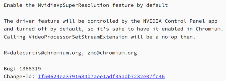 nVidia fa l’upscaling video in Chrome