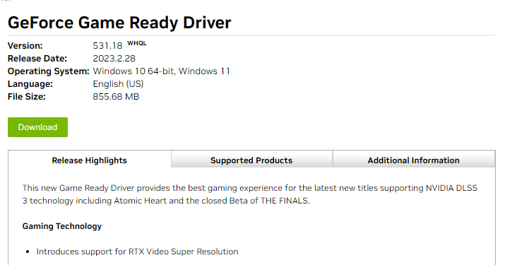 Nuovi driver nVidia per la “super resolution”