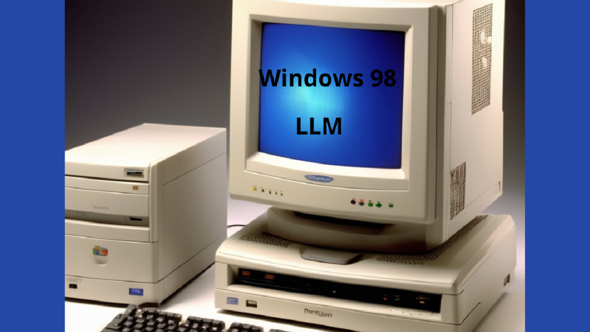 Un LLM su Windows 98: l’AI torna alle origini