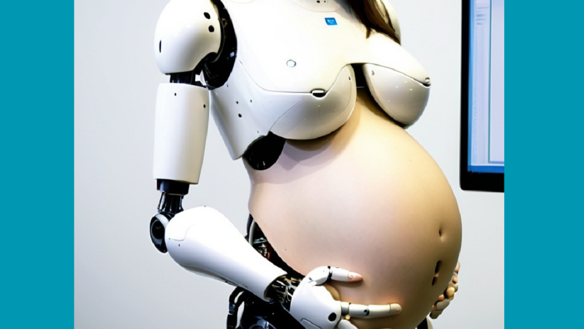 Cicogna a batterie: quando la maternità arriva in formato robot