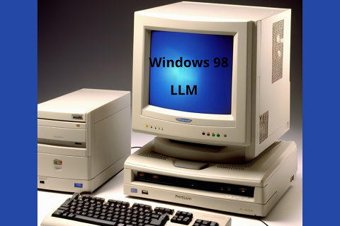 An LLM on Windows 98: AI Returns to Its Origins
