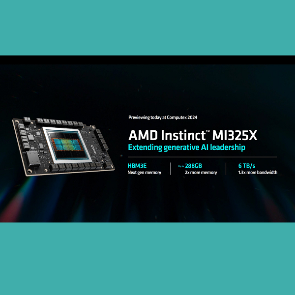 AMD svela nuove soluzioni AI: pronti acceleratori Instinct MI325X e CPU EPYC di quinta generazione