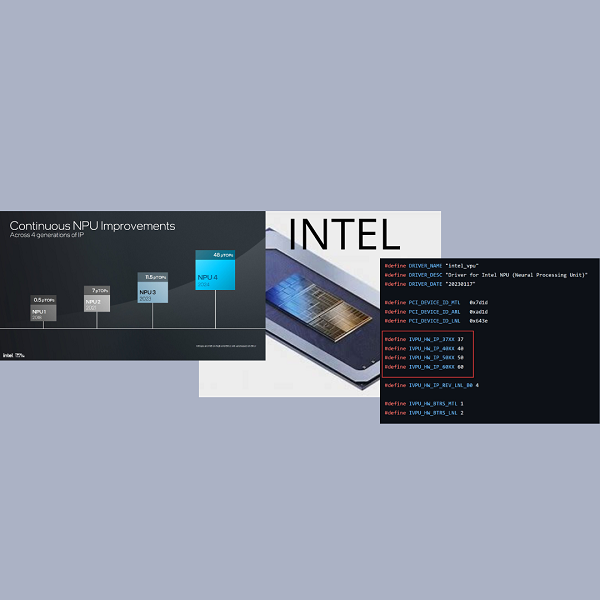 Intel svela le nuove NPU di quinta e sesta generazione