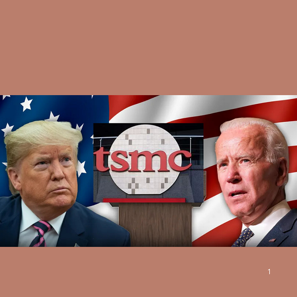 Biden e Trump insieme all’inaugurazione della fabbrica TSMC in Arizona
