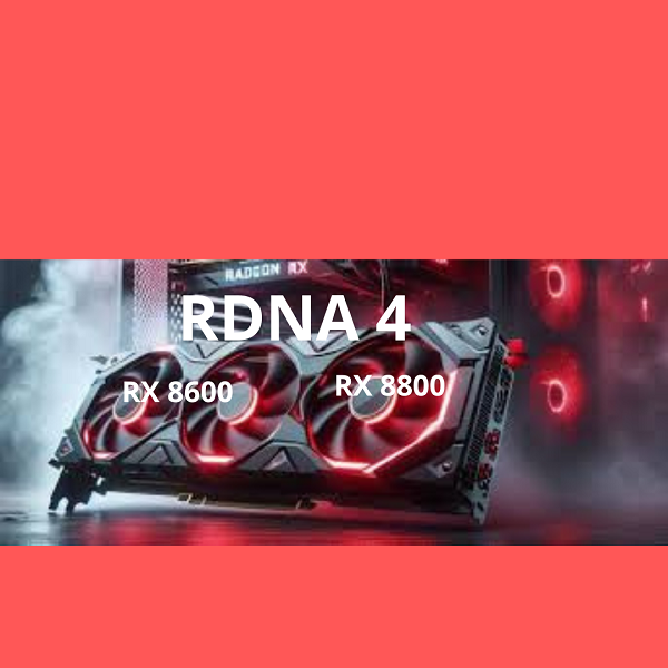 Le nuove GPU RDNA 4 di AMD: confermati i modelli RX 8600 e RX 8800