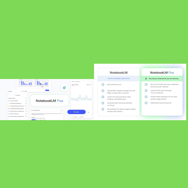 NotebookLM Plus: l’innovativa app AI di Google con funzioni avanzate di sicurezza e produttività