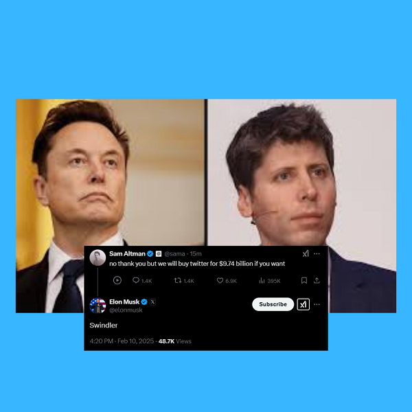 Elon Musk lancia un’offerta miliardaria per OpenAI, ma Altman risponde con ironia