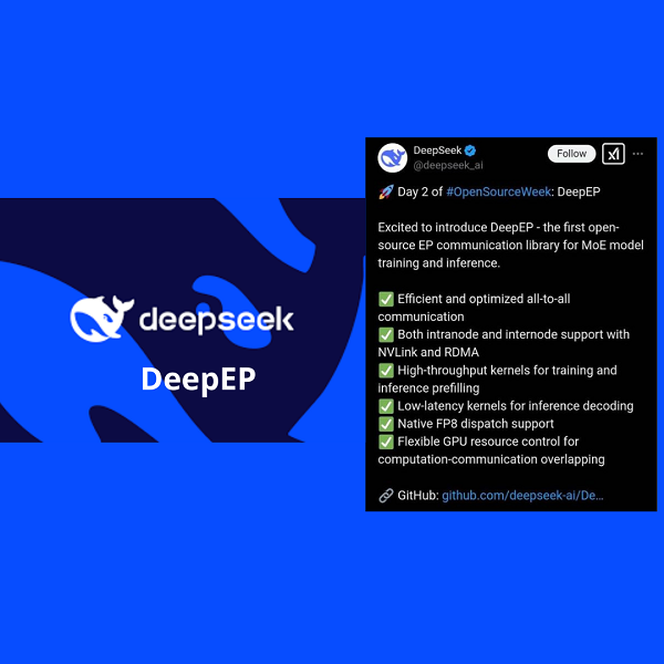 Secondo regalo di DeepSeek: DeepEP, ottimizzato per la comunicazione NVLink
