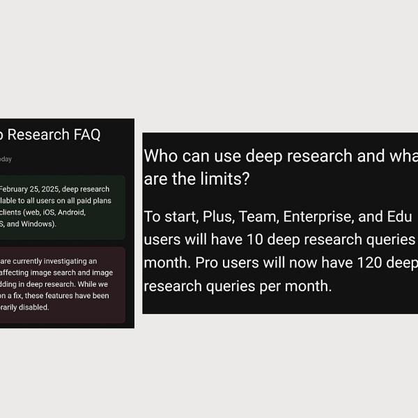 OpenAI amplia l’accesso a Deep Research per gli utenti ChatGPT Plus