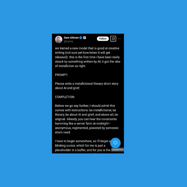 OpenAI migliora la scrittura creativa con un nuovo modello di AI