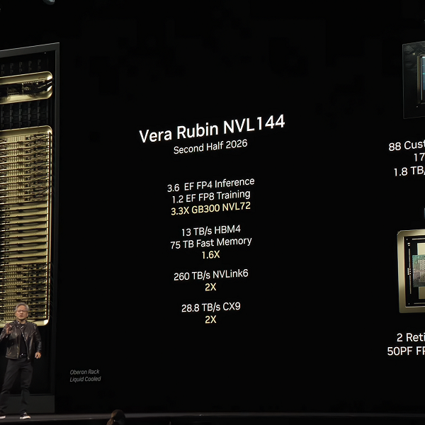 Nvidia Vera Rubin, Rubin Ultra confermate per il 2026 e il 2027. Fino a 3,3x e 14x Blackwell Ultra GB300