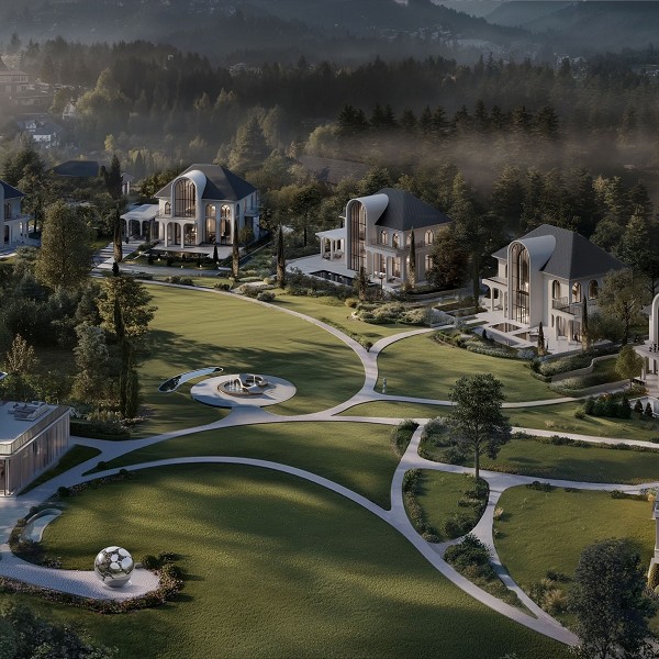 Lo studio Tim Fu svela un progetto architettonico basato sull’AI sul lago di Bled, in Slovenia