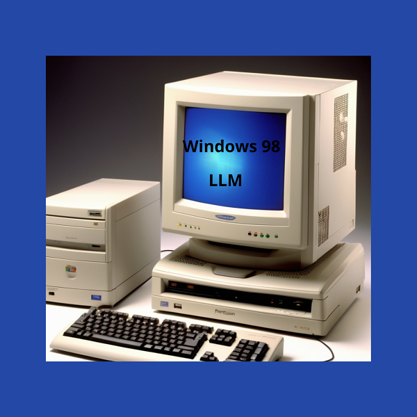 Un LLM su Windows 98: l’AI torna alle origini