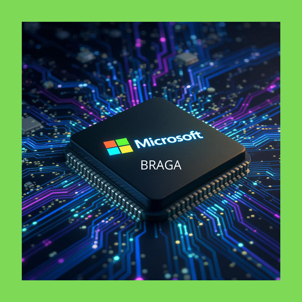 Microsoft rallenta sui chip AI: Braga arriverà nel 2026