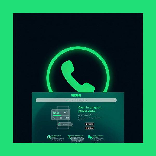 Neon Mobile, la voce in vendita: l’app che trasforma le telefonate in banconote digitali