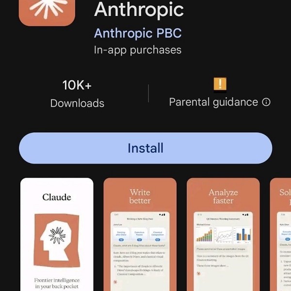 Applicazione Claude per Android