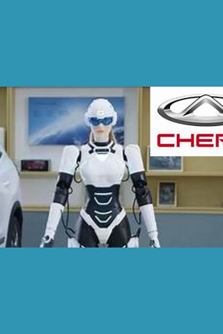 Chery porta AIMOGA negli showroom: robot umanoidi al servizio del cliente