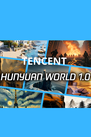 Tencent presenta HunyuanWorld 1.0: mondi 3D generati da testo e immagini con precisione semantica